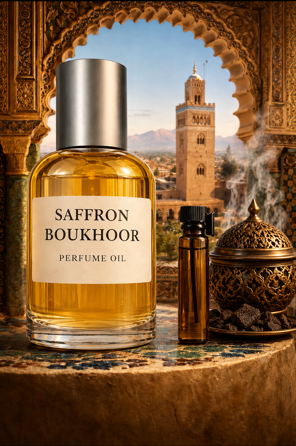 MOROCCAN SAFFRON BOUKHOOR PERFUME OIL
